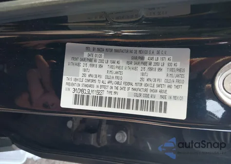 2020 Mazda Cx-30 Select Package из США, поврежденный, VIN 3MVDMBCL9LM116837